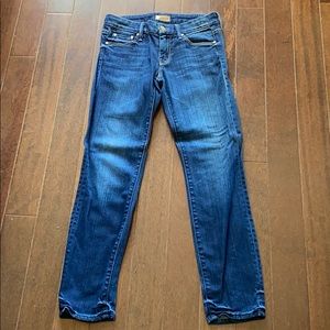 MOTHER Mid Rise Cropped Jeans